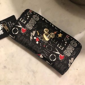 Disney Mickey Mouse Wallet Black. New with Tags